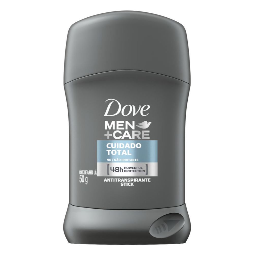 Desodorante Stick Dove Men+Care Cuidado Total 50g unileverstore