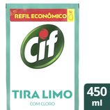 Limpador Cif Tira Limo Com Cloro Refil 450ml