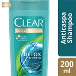 Shampoo Anticaspa Clear Detox Diário 200Ml