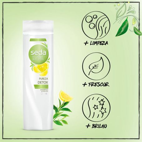 Shampoo Seda Chá Verde e Cítricos
