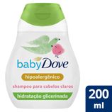 Shampoo Baby Dove para Cabelos Claros 200ml