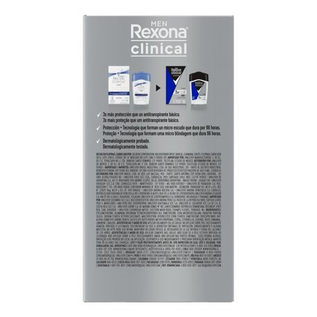 Desodorante Antitranspirante Em Creme Rexona Men Clinical Clean Com 48 –  Brasil Eu Quero!