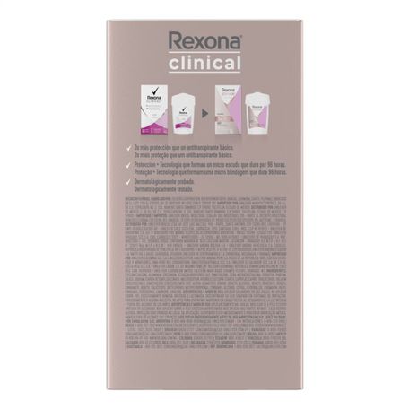 Desodorante Rexona Clinical Aerosol 48g Extra Dry